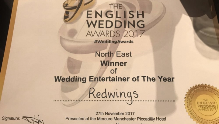AMV Live Music | North East Wedding Band Redwings win English Wedding Award